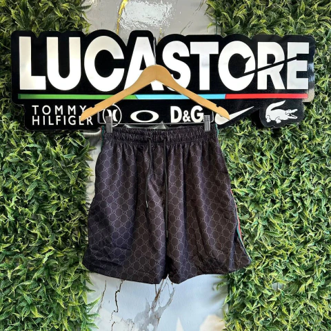 SHORTS TACTEL GUCCI - PRETA