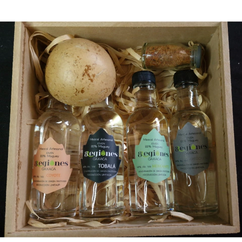 Set de 4 mezcales artesanales - comprar en línea