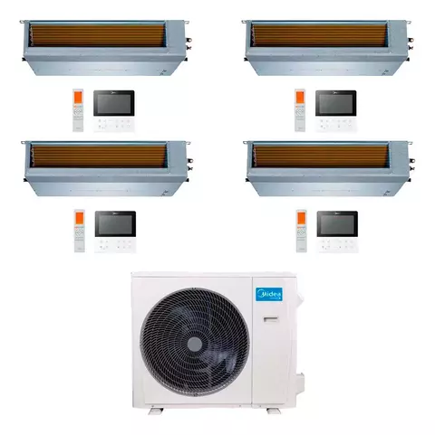 Midea Multisplit 10KW 2250+3/3000FG Frio Calor Inverter Smart - comprar online