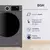 BGH LAVARROPAS BWFI08S24AR 8KG 1400RPM INVERTER GRIS - Multihogar Ruffinengo