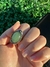 Anillo Regulable Ovalado de Alpaca con Cuarzo Verde - comprar online