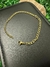 Brazalete geométrico en acero inoxidable 304 enchapado en oro 18K - Pleiara Joyas