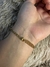Brazalete geométrico en acero inoxidable 304 enchapado en oro 18K en internet