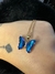Collar Blue AURA Mariposa de Cristal  - tienda online