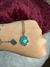 Dije Ojo Turco en Mano Hamsa y Cadena Enchapada en Oro 18K
