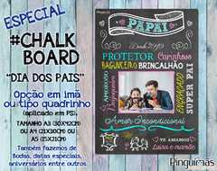 Chalkboard Feliz Dia dos Pais em Imã ou PS - comprar online