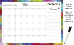 Planner Anual A3 em Manta Magnética - Pinguímãs