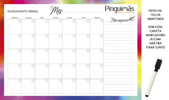 Planner Anual A3 em Manta Magnética