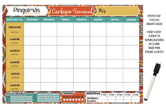 Cardápio Semanal A4 em Manta Magnética - comprar online