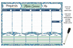Planner Semanal A4 em Manta Magnética na internet