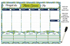 Imagem do Planner Semanal A4 em Manta Magnética