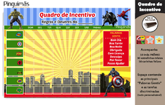 Quadro de Incentivo Heróis Marvel - Manta Magnética - comprar online