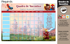 Quadro de Incentivo Lego Heróis - Manta Magnética - comprar online