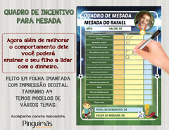Quadro de Incentivo para Mesada - Futebol - comprar online
