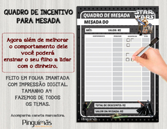 Quadro de Incentivo para Mesada - Star Wars - comprar online