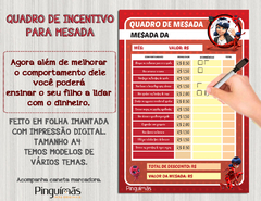 Quadro de Incentivo para Mesada - Lady Bug