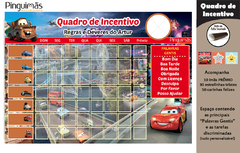 Quadro de Incentivo Carros - Manta Magnética - comprar online