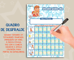 Quadro de Desfralde em Manta Magnética com caneta na internet