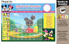 Quadro de Incentivo Mickey e Minnie - Manta Magnética - comprar online