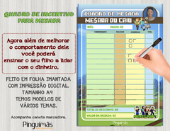 Quadro de Incentivo para Mesada - Minecraft - comprar online