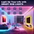 Fita LED RGB USB 5050 – 1 a 40m, Controle por App, Ideal para Quarto e TV