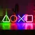 Neon Gamer Personalizado – Luz LED Estilo Playstation para Parede e Decoração Geek - loja online