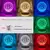 Luminária 3D Bitcoin – LED Acrílico com 7 Cores e Sensor de Toque, Ideal para Quarto ou Sala - comprar online