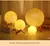 Luminária Luz da Lua – Atmosfera Romântica para Quarto | Iluminação Quente e Suave, Abajur Noturno com Botão Célula, Presente de Aniversário - comprar online