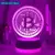 Luminária 3D Bitcoin – LED Acrílico com 7 Cores e Sensor de Toque, Ideal para Quarto ou Sala - comprar online