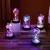 Simulação de led rosa flor eterna luz bonita realista olhando luz noturna font - comprar online
