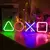 Neon Gamer Personalizado – Luz LED Estilo Playstation para Parede e Decoração Geek