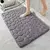 3D antiderrapante banheiro esteira, absorvente capacho, cobblestone gravado tapete na internet