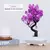 Bonsai Artificial Pequena Árvore, Plantas De Pote De Simulação, Flores Falsas