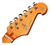 Guitarra Electrica Stratocaster Sx Fst-57 Vwh Con Funda - HURLINGMUSIC
