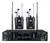 Monitor Sem Fio Dylan Dsm-300 Duplo Receptor Uhf 100
