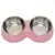 Tigela Dupla Inox para Gatos e Cães Pequenos – Comedouro e Bebedouro Antiderrapante | Base Ergonômica e Fácil de Limpar