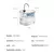 Fonte Bebedouro Automático com Filtro Silencioso 2,2L para Gatos e Cães - Inox & Transparente na internet