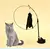 Brinquedo Interativo para Gatos com Ventosa – Varinha de Pena Removível com Haste Flexível | Estímulo Físico e Mental - Aumor e Patas