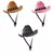 Chapéu Cowboy para Cães e Gatos – Acessório Ajustável para Sessões de Fotos e Passeios ao Ar Livre | Várias Cores