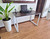 Escritorio EASY 1 metro Wenge / Blanco - comprar en línea