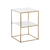 Mesa auxiliar 40x40 con estante en internet
