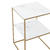 Mesa auxiliar 40x40 con estante