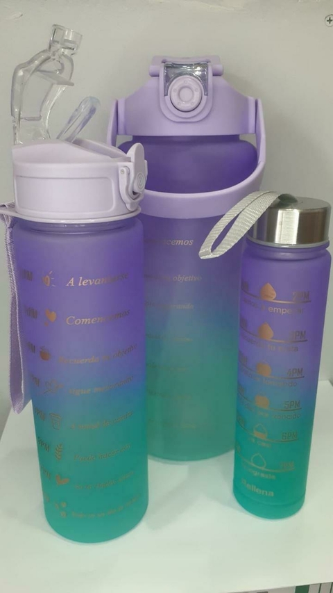 Botella de Agua x3 - comprar online