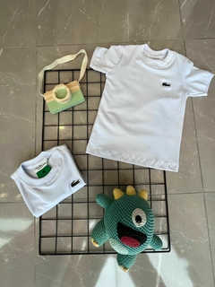 Camiseta Lacoste Branca - Kiddo Max