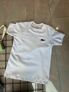 Camiseta Lacoste Branca na internet