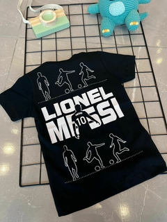 Camiseta Adidas Messi Preta - Kiddo Max