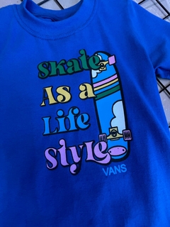 Camiseta Vans Skate Azul na internet