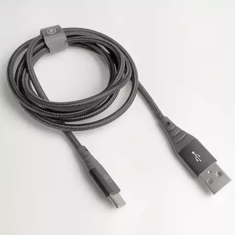 Cabo USB-C para USB 1,2m Preto | Hard Cable iWill