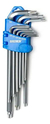 Juego Llaves Torx Tamper Extra Largas 9pzs T10 A T50 Bremen