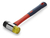 Martillo Cabeza Doble Pvc - Goma Bremen 40mm Mango Fibra - comprar online